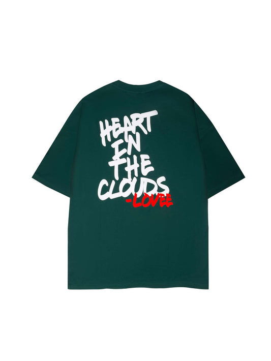 LOVEE // Heart in the Clouds Tee // FOREST