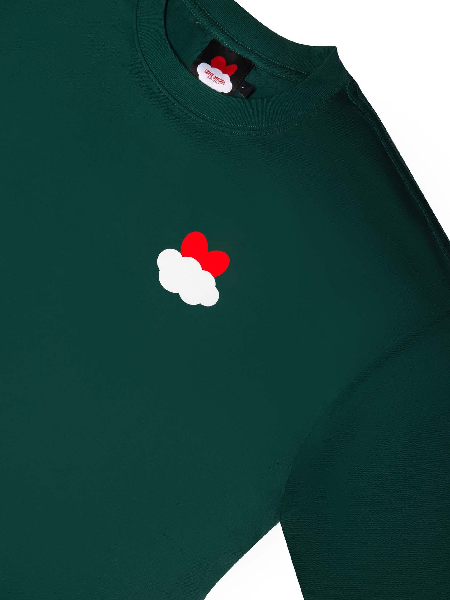 LOVEE // Heart in the Clouds Tee // FOREST