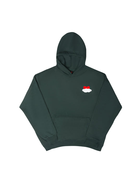 OG // HEART IN THE CLOUDS HOODIE // FOREST