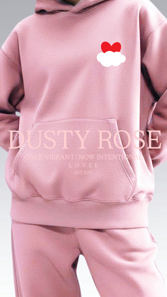 DUSTY ROSE SWEATSUIT