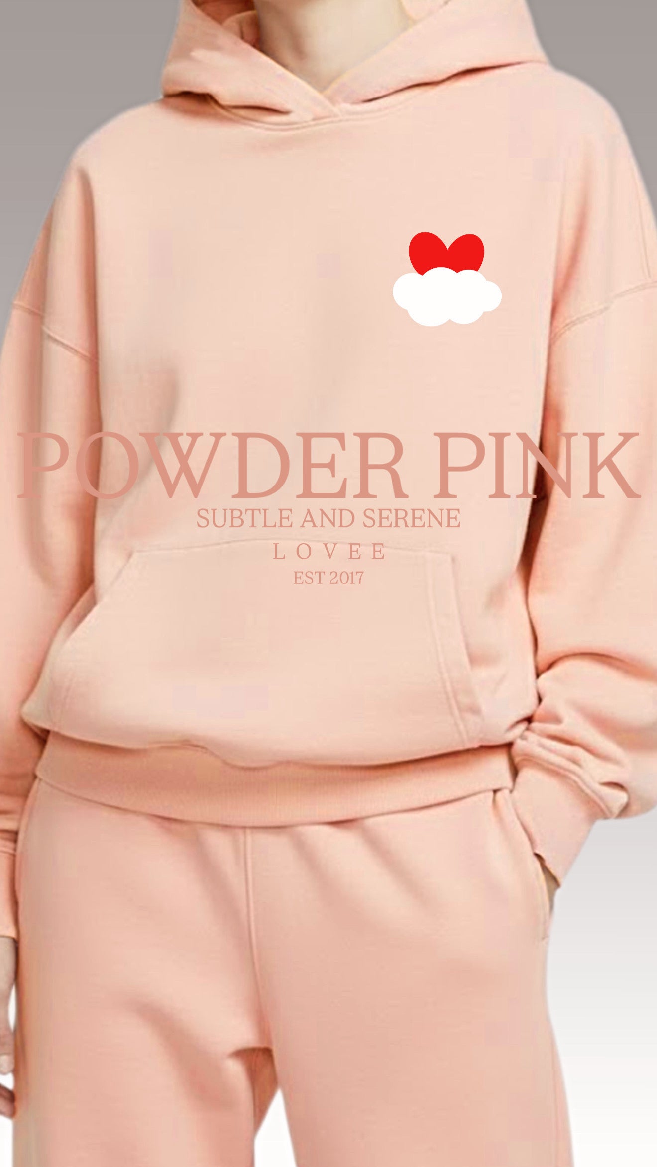 POWDER PINK SWEATSUIT
